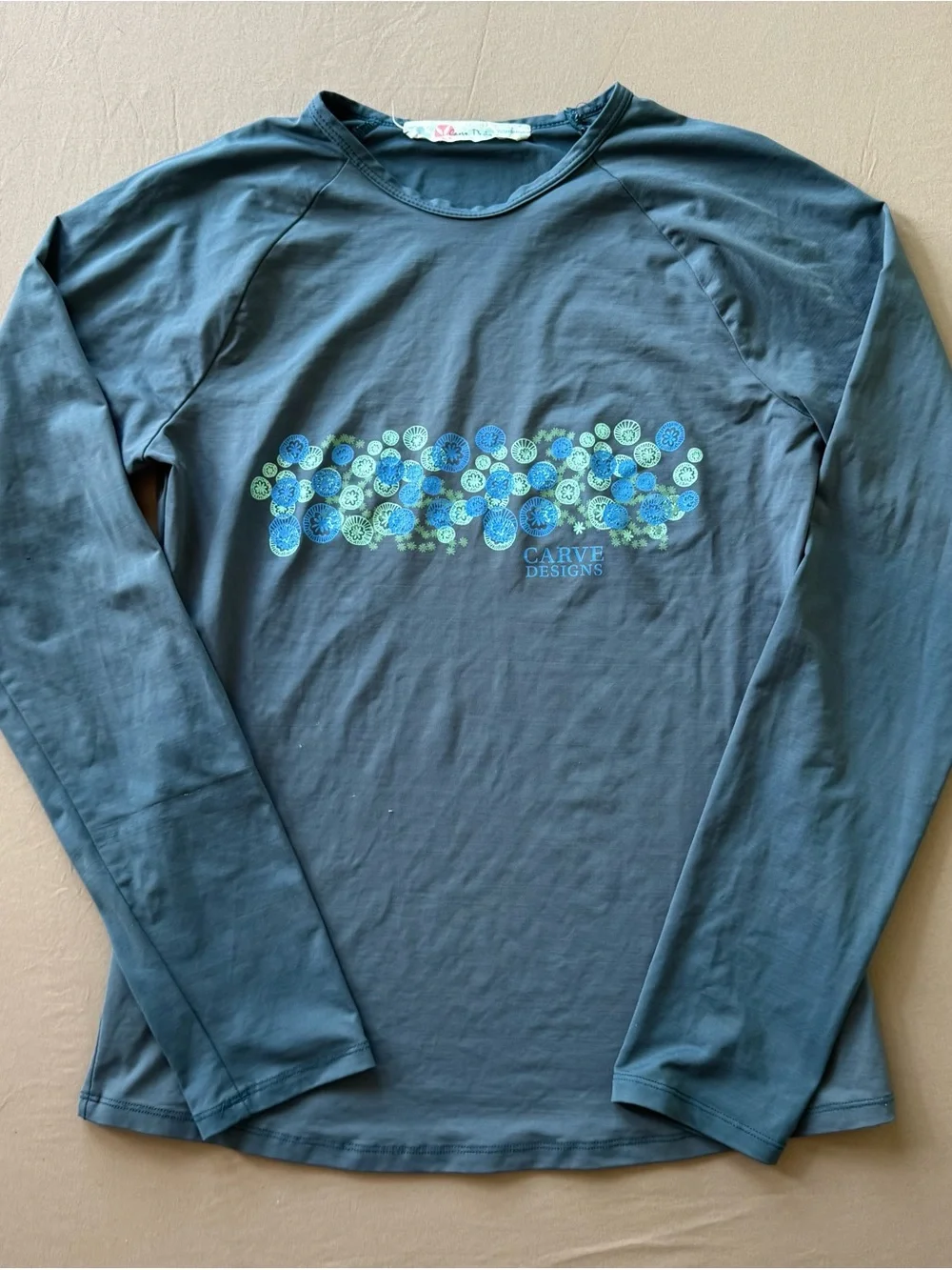Carve Designs Sunset Rash Guard - Picture 2 of 7